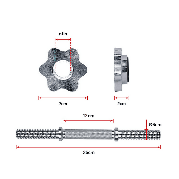 20KG Dumbbell Adjustable Weight Set - RnR Galore