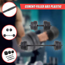 20kg Dumbbell Set Home Gym Fitness Exercise Weights Bar Plate - RnR Galore