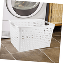 24x Premium Plastic Storage Basket Bulk w/ Grip Handles 27*18*14cm - RnR Galore