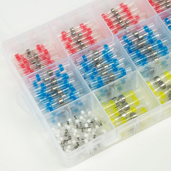 250PCS Waterproof Solder Seal Sleeve Heat Shrink Butt Wire Connectors Terminals - RnR Galore