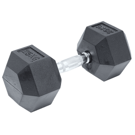 25KG Commercial Rubber Hex Dumbbell Gym Weight - RnR Galore