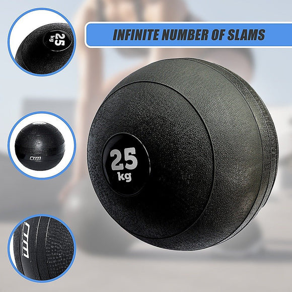 25kg Slam Ball No Bounce Crossfit Fitness MMA Boxing BootCamp - RnR Galore