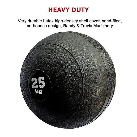 25kg Slam Ball No Bounce Crossfit Fitness MMA Boxing BootCamp - RnR Galore