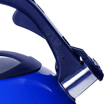 2.6L Stainless Steel Whistling Kettle blue - RnR Galore