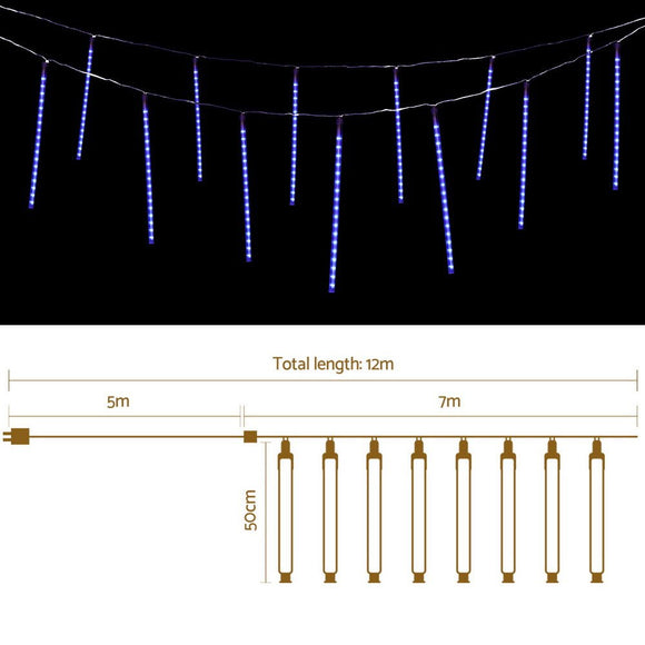 288 LED 7M Christmas Lights Icicle Light Falling Metor Jingle Jollys - RnR Galore