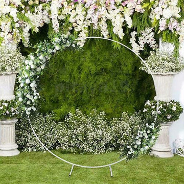 2M Wedding Hoop Round Circle Arch Backdrop Flower Display Stand Frame Background - RnR Galore