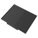 2PC Black Multi - Use Drain Mat (43x33 cm) – Non - Slip Heat Protection for Dish Drying & Prep - RnR Galore