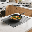 2PC Grey Multi - Use Drain Mat (51x43 cm) – Non - Slip Heat Protection for Dish Drying & Prep - RnR Galore