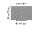 2PC White Multi - Use Drain Mat (37x27 cm) – Non - Slip Heat Protection for Dish Drying & Prep - RnR Galore