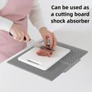2PC White Multi - Use Drain Mat (51x43 cm) – Non - Slip Heat Protection for Dish Drying & Prep - RnR Galore