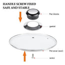 2PCS Cookware Lid Knob Handle Set for Pot Pan Saucepan Replacement - RnR Galore
