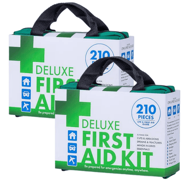 2x 210PCS EMERGENCY FIRST AID KIT Medical Travel Set Workplace Office ARTG BULK - RnR Galore