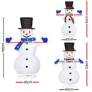3 PCS Christmas Lights 330 LED Fairy Light Snowman Decorations Jingle Jollys - RnR Galore