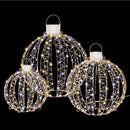 3 PCS Christmas Lights 360 LED Fairy Light Ball Decorations Jingle Jollys - RnR Galore