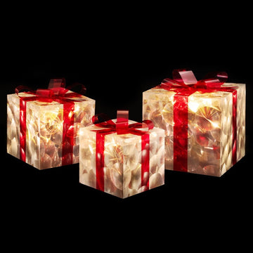 3 PCS Christmas Lights 70 LED Fairy Light Gift Box Jingle Jollys - RnR Galore