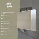 304 Stainless Steel Hand Paper Towel Dispenser Holder Toilet Heavy Duty - RnR Galore