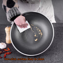 316 Stainless Steel 34cm Non - Stick Stir Fry Cooking Kitchen Wok Pan without Lid Honeycomb Double Sided - RnR Galore
