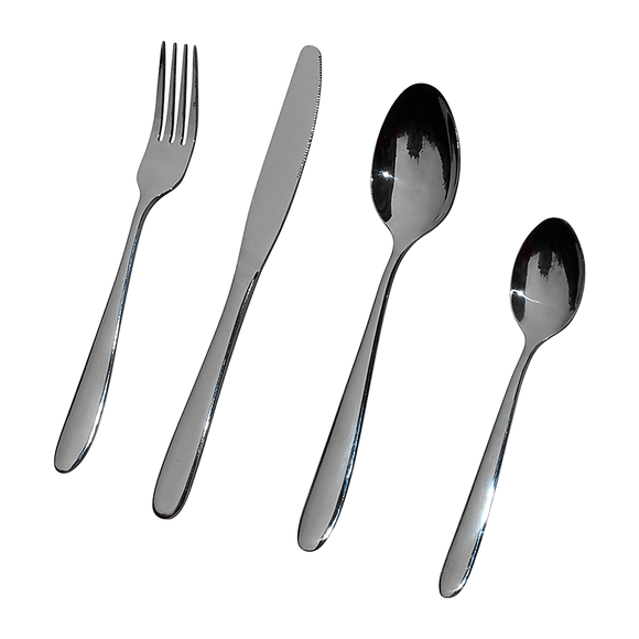 32 Piece Stainless Steel Cutlery Set Knives Fork Spoon Teaspoon - RnR Galore