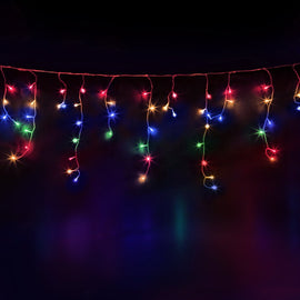 32M Christmas Lights Icicle Light 960 LED Multi - coloured Jingle Jollys - RnR Galore