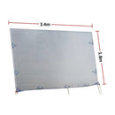 3.4m Caravan Privacy Screen Side Sunscreen Sun Shade for 12' Roll Out Awning - RnR Galore