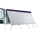 3.4m Caravan Privacy Screen Side Sunscreen Sun Shade for 12' Roll Out Awning - RnR Galore