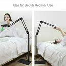 360 Tablet Floor Stand Adjustable 5 - 12.9 Inch Overhead Phone Desktop Holder - RnR Galore