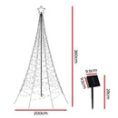 3.6M Christmas Tree 800 LED Solar Net Lights Jingle Jollys - RnR Galore
