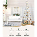 3.6M Christmas Tree LED Solar Warm Jingle Jollys - RnR Galore