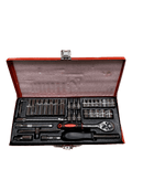 37 Piece Ratchet Socket Wrench Set Screwdriver Bits Extension Hex Chrome Vanadium - RnR Galore