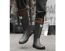 39 Black Foldable Knee - High Rain Boots - Packable Waterproof Non - Slip Wellies for Travel & Festivals - RnR Galore