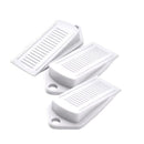 3Pcs Thick Rubber Wedge Door Stoppers Floor Carpet Heavy Duty Door Stop Security - Grey - RnR Galore