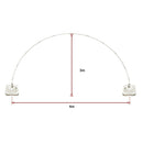 3x4m Full Set Balloon Arch Column Kit Floor Base Stand For Wedding & Party - RnR Galore