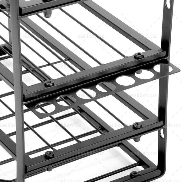 4 - Layer Heavy Duty Drill Holder Wall Mount Tool Rack Organizer, - RnR Galore