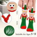 4 Pairs Christmas Socks, Crazy Holiday Hand Holding Socks Funny Christmas Stocking Stuffers - RnR Galore