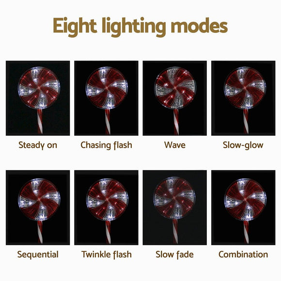 4 PCS Christmas Lights Path Ground Light Garden Decoration 112 LED Jingle Jollys - RnR Galore