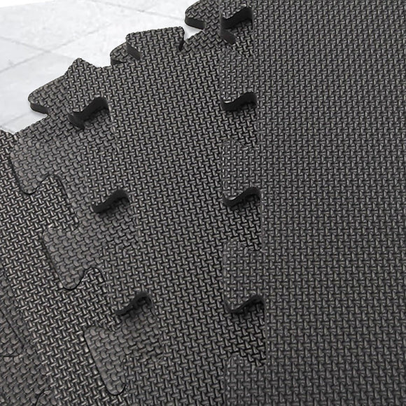 4 Tiles EVA Interlocking Gym Floor Mats – Home Fitness Puzzle Exercise Mat Set - RnR Galore