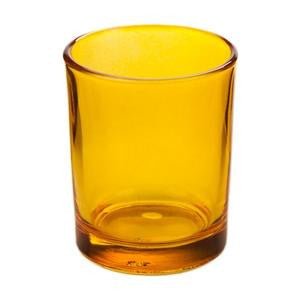 40 Pack Orange Glass Votive Tealight Candle Holders House Party Centerpiece Xmas Wedding Decor Glass Candlestick Party Decorations Bridal Baby Shower Event - RnR Galore