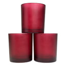 40 Pack Red Frosted Glass Votive Tealight Candle Holders Valentines Day Xmas Wedding Decor Glass Candlestick Party Decorations Bridal Baby Shower Event - RnR Galore