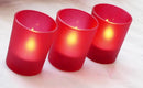 40 Pack Red Frosted Glass Votive Tealight Candle Holders Valentines Day Xmas Wedding Decor Glass Candlestick Party Decorations Bridal Baby Shower Event - RnR Galore