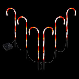 42 LED 6 PCS Christmas Lights Path Ground Light Garden Decorations Jingle Jollys - RnR Galore