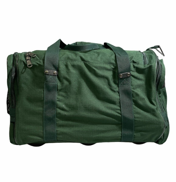 44L Travel Foldable Duffel Bag Gym Sports Luggage Travel Foldaway D - Zip Top School Bags - Bottle Green - RnR Galore