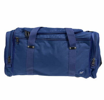 44L Travel Foldable Duffel Bag Gym Sports Luggage Travel Foldaway D - Zip Top School Bags - Royal Blue - RnR Galore