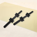 45cm - 1 Pair Dumbbell Bar 25mm Diameter - PVC Coated Dumbell Handle - RnR Galore