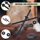 45cm - 1 Pair Dumbbell Bar 25mm Diameter - PVC Coated Dumbell Handle - RnR Galore