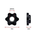 45cm - 1 Pair Dumbbell Bar 25mm Diameter - PVC Coated Dumbell Handle - RnR Galore