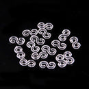 4800 LOOM BANDS Rubber Refill Kit DIY Magical Bracelet 192 S Clips 16 Hooks BULK - Plain Hot Pink - RnR Galore
