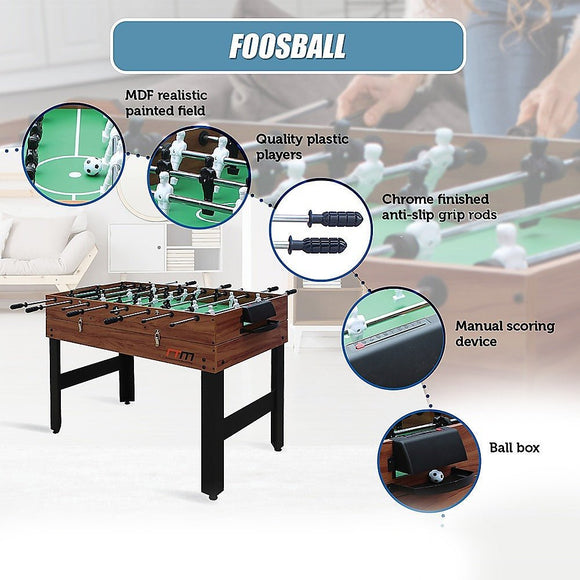 4FT 3 - in - 1 Games Foosball Soccer Hockey Pool Table - RnR Galore