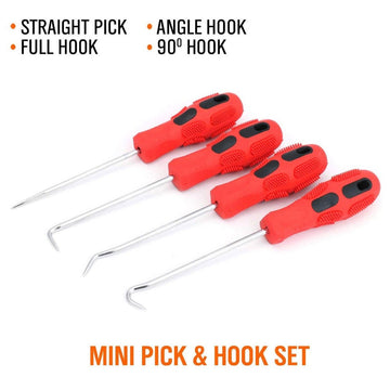 4x Car Pick and Hook Set O Ring Seal Remover Gasket Puller Remover Set - RnR Galore