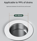 5 PCS Universal Pop - Up Sink Drain Stopper with Anti - Clog Filter Basket - Stainless Steel Hair Catcher & Anti - Odor Plug - RnR Galore