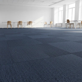 5m2 Box of Premium Carpet Tiles Commercial Domestic Office Heavy Use Flooring Blue - RnR Galore